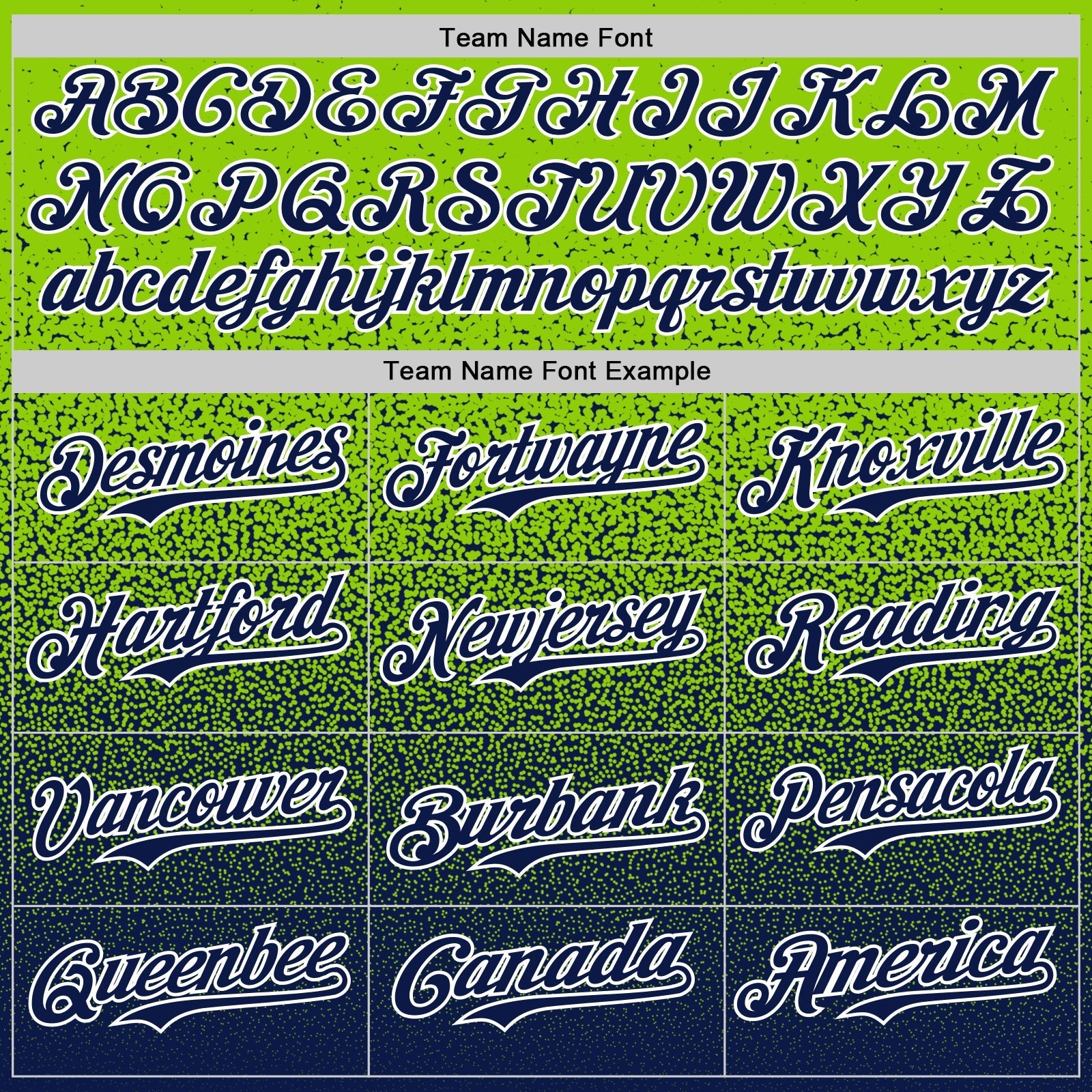 Custom Neon Green Navy-White Fade Fashion Speckle Authentic Baseball Jersey baseball jersey product view 4