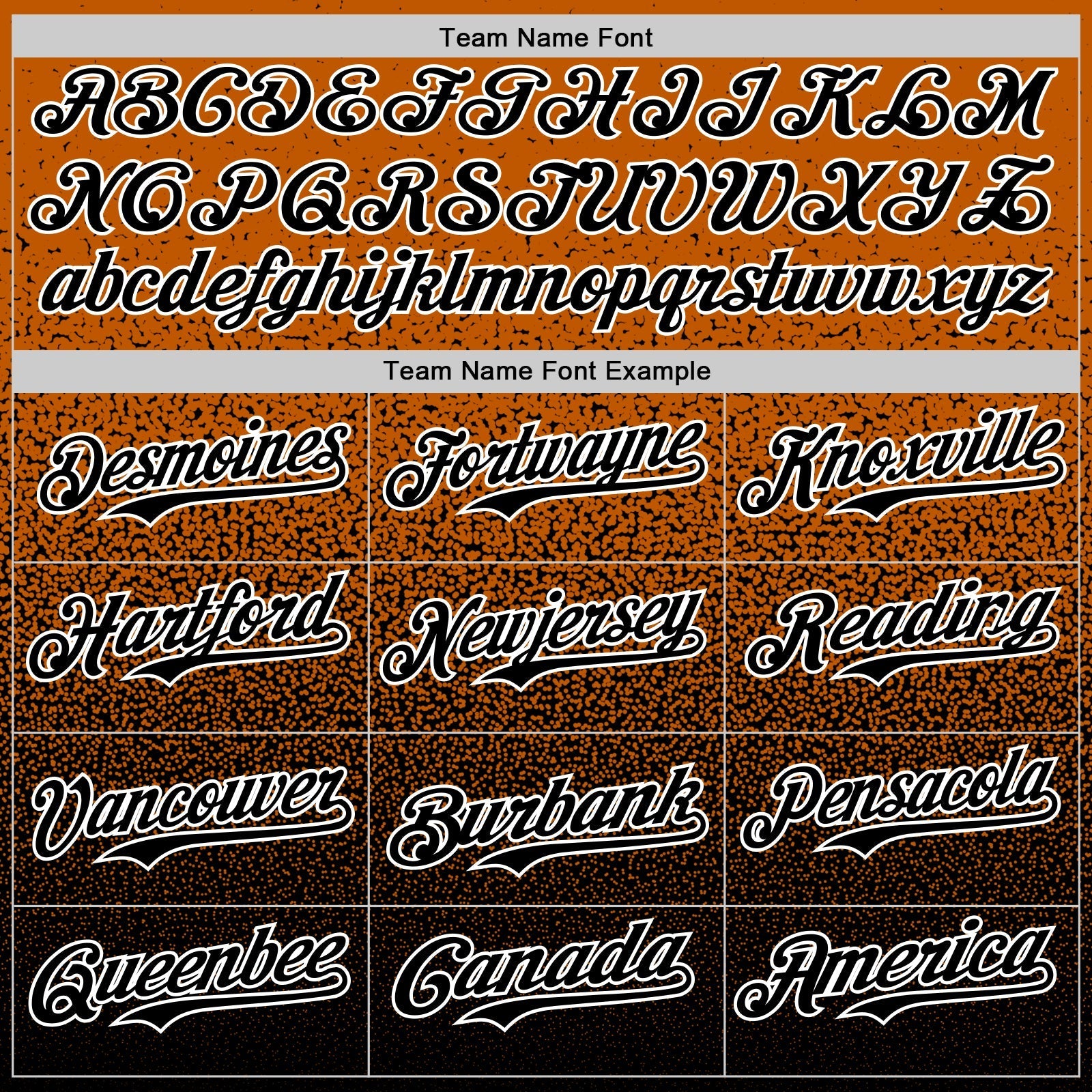 Custom Bay Orange Black-White Fade Fashion Speckle Authentic Baseball Jersey baseball jersey product view 4
