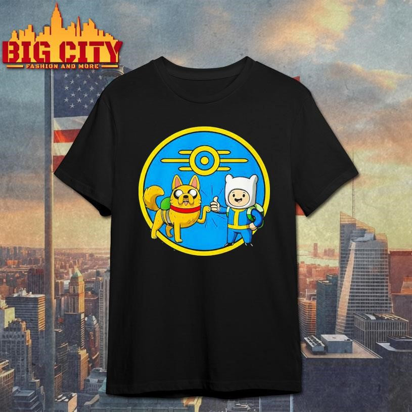 Fallout Adventure Time Wasteland Time Logo Shirt Unisex T-shirt, Sweatshirt, Hoodie, Long Sleeve Tee - T-Shirt, Sweatshirt, Hoodie