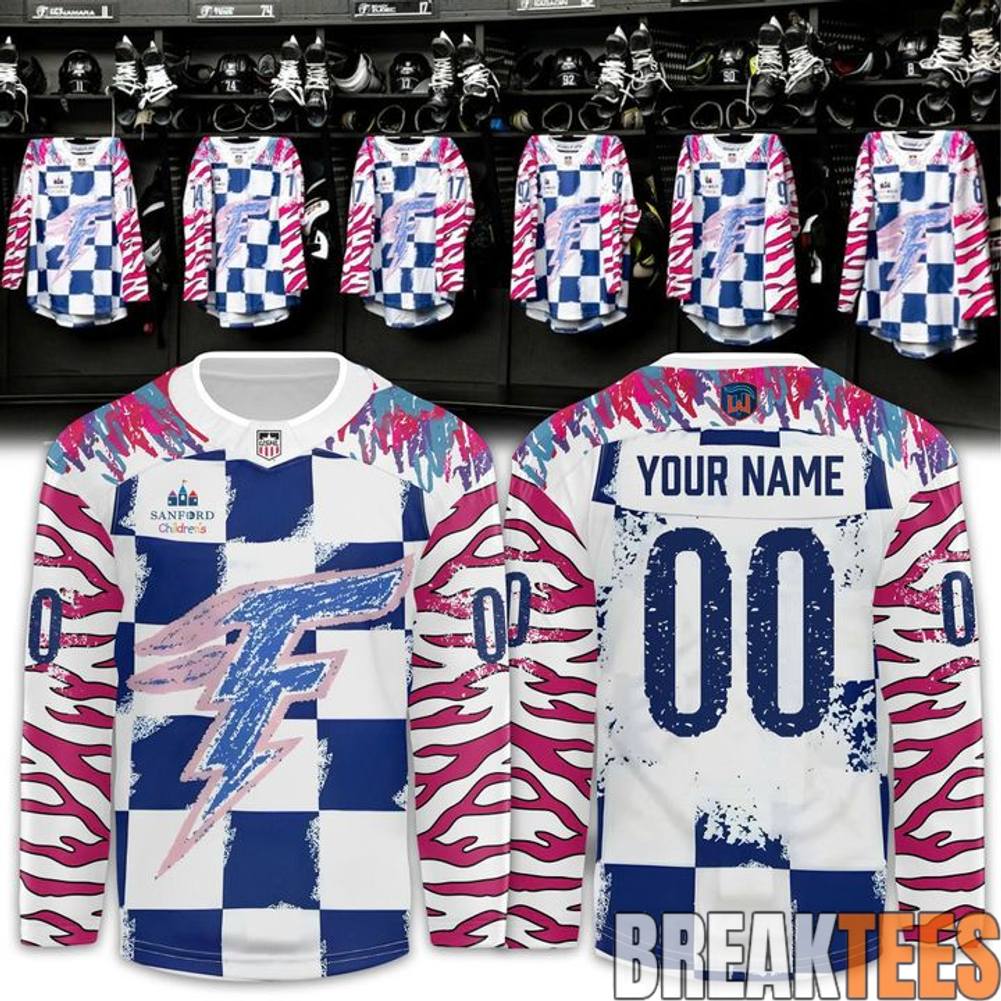 Fargo Force 2026 Sanford Childrens Hockey Jersey hockey jersey product view 1