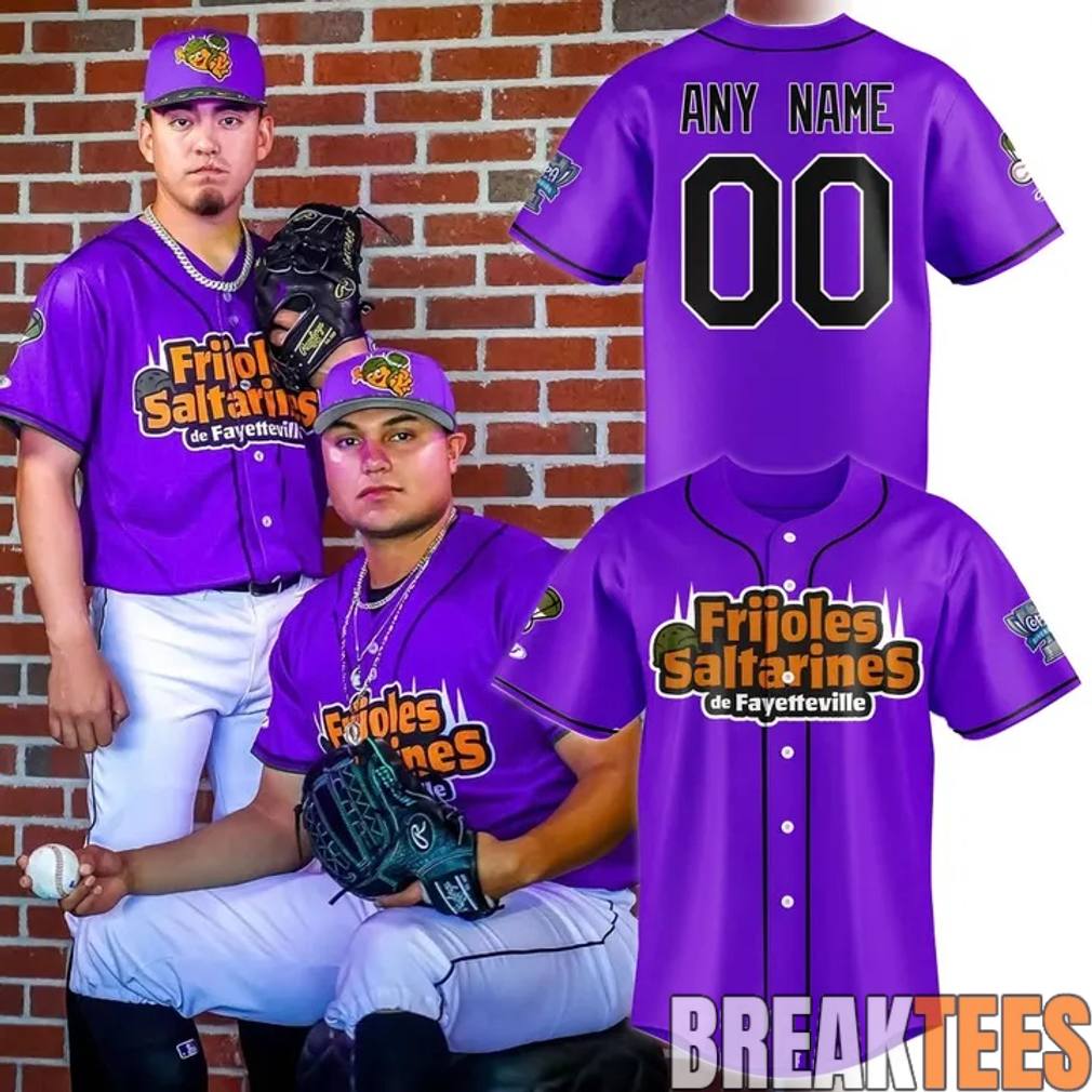 Fayetteville Woodpeckers 2026 Frijoles Saltarines Custom Jersey sports jersey product view 1