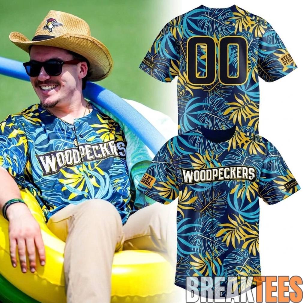 Fayetteville Woodpeckers x Margaritaville Custom Jersey Unisex T-shirt, Sweatshirt, Hoodie, Long Sleeve Tee - T-Shirt, Sweatshirt, Hoodie