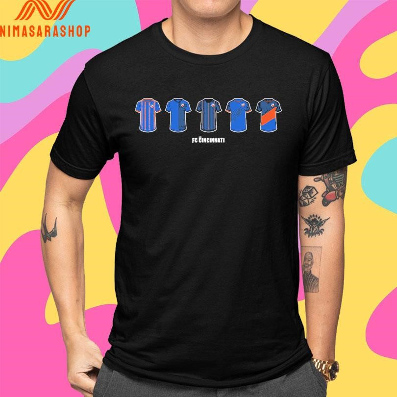Fc Cincinnati Jersey Retrospective Shirts sports jersey product view 4