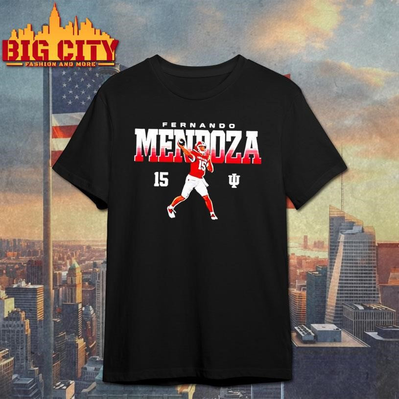 Fernando Mendoza Indiana Football Ncaa Caricature Shirt Unisex T-shirt, Sweatshirt, Hoodie, Long Sleeve Tee - T-Shirt, Sweatshirt, Hoodie