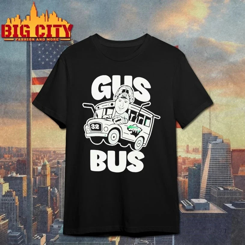 Filip Gustavsson Gus Bus Minnesota Wild Hockey shirt Unisex T-shirt, Sweatshirt, Hoodie, Long Sleeve Tee - T-Shirt, Sweatshirt, Hoodie