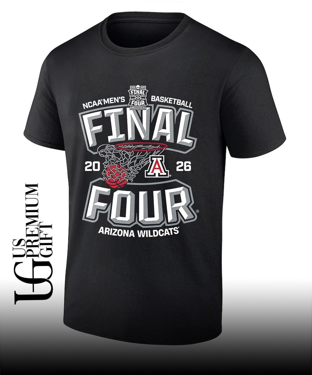Final Four Arizona Wildcats mens basketball Nets NCAA 2026 shirt Unisex T-shirt, Sweatshirt, Hoodie, Long Sleeve Tee - T-Shirt, Sweatshirt, Hoodie