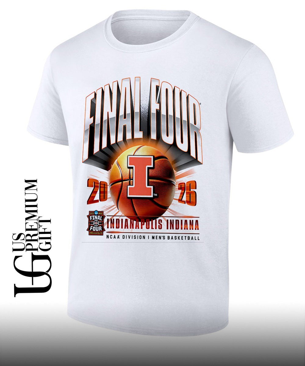 Final Four Illinois Fighting Illini 2026 NCAA Mens Basketball Tournament March Madness Indianapolis Indiana shirt - T-Shirt, Sweatshirt, Hoodie