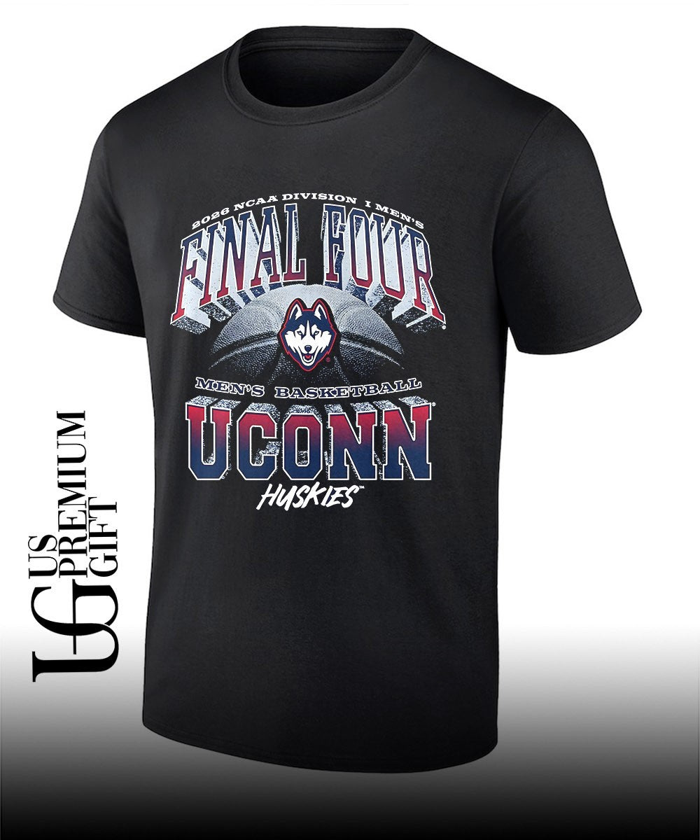 Final Four UConn Huskies NCAA D1 mens basketball 2026 shirt Unisex T-shirt, Sweatshirt, Hoodie, Long Sleeve Tee - T-Shirt, Sweatshirt, Hoodie