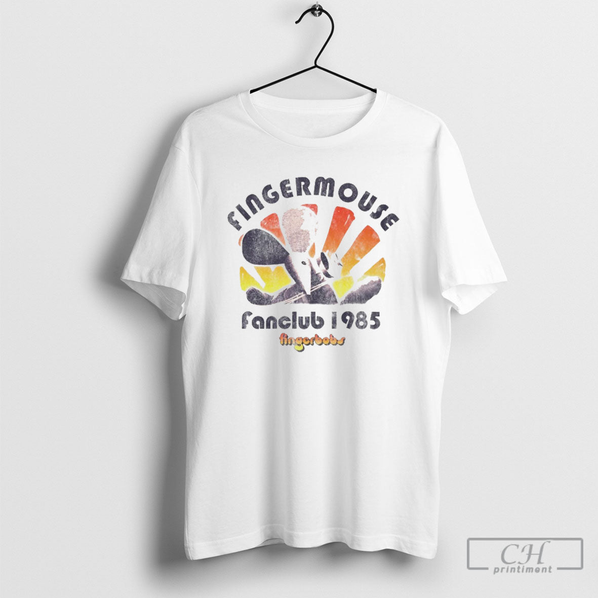 Fingermouse Fan Club 80s Shirts Unisex T-shirt, Sweatshirt, Hoodie, Long Sleeve Tee - T-Shirt, Sweatshirt, Hoodie