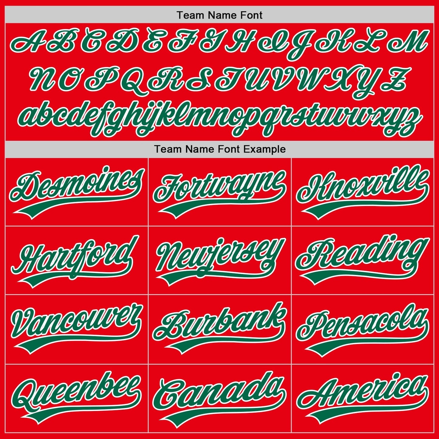 Custom Fire Red Kelly Green-White Authentic Baseball Jersey baseball jersey product view 4