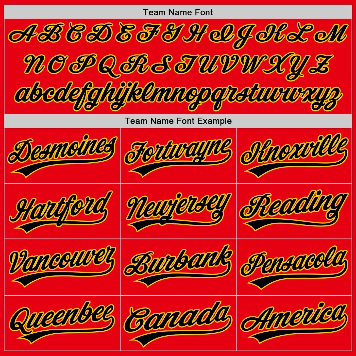 Custom Fire Red Black-Yellow Authentic Baseball Jersey baseball jersey product view 4
