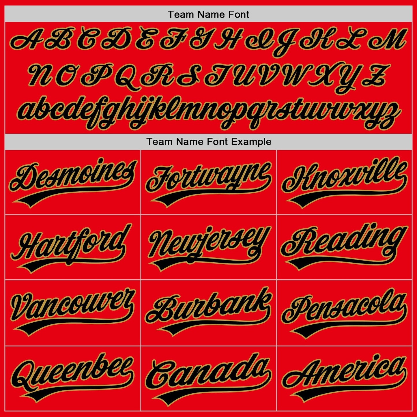 Custom Fire Red Black-Old Gold Authentic Baseball Jersey baseball jersey product view 4