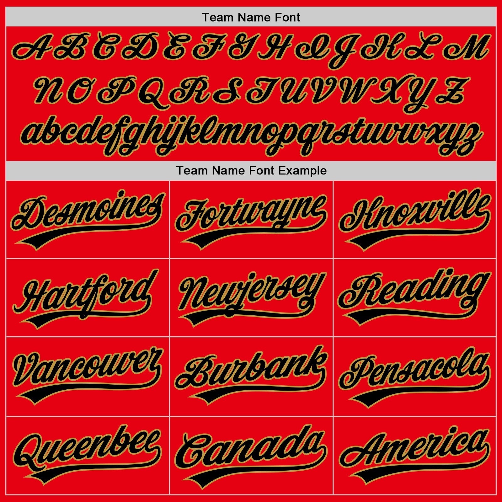 Custom Fire Red Black-Old Gold Authentic Baseball Jersey baseball jersey product view 4