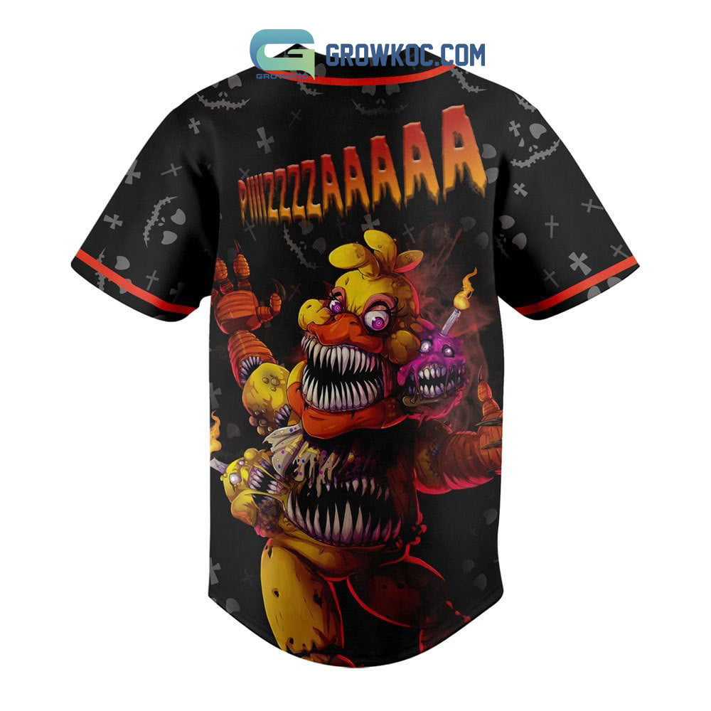 Five Night At Freddy Come Closer Let’s Smile Together Baseball Jersey baseball jersey product view 3