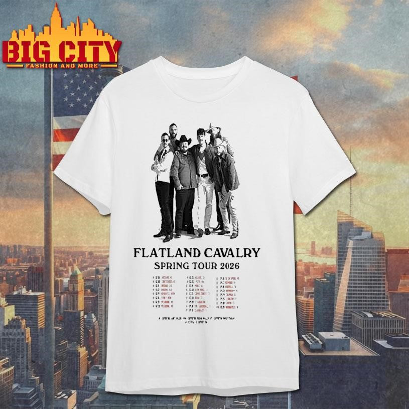 Flatland Cavalry Spring Tour 2026 Shirt Unisex T-shirt, Sweatshirt, Hoodie, Long Sleeve Tee - T-Shirt, Sweatshirt, Hoodie