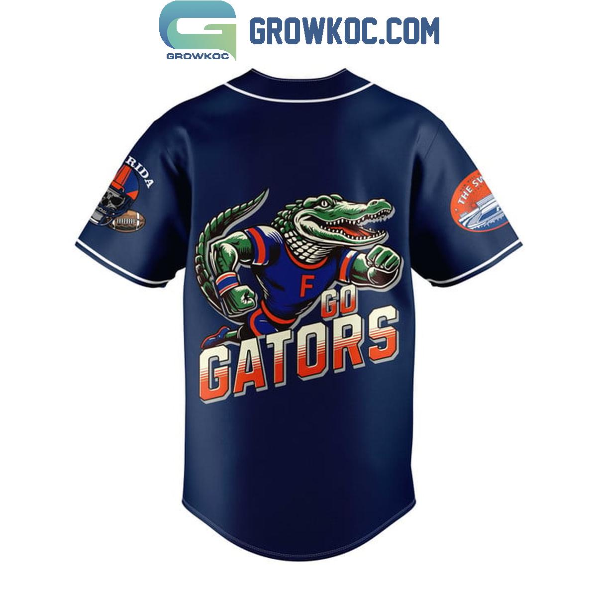 Florida Gators Go Gators Football Baseball Jersey football jersey product view 4