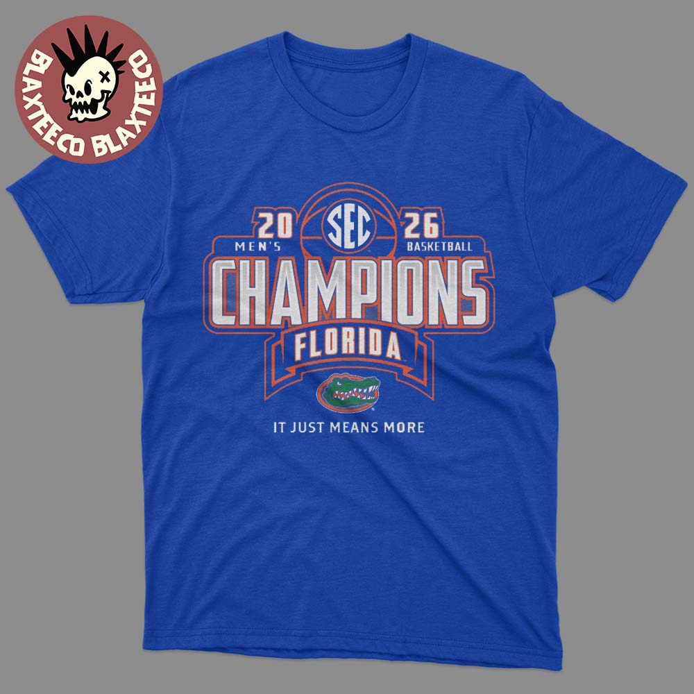 Florida Gators Mens Basketball 2026 SEC Southeastern Conference Regular Season Champions Locker Room T-Shirt - T-Shirt, Sweatshirt, Hoodie