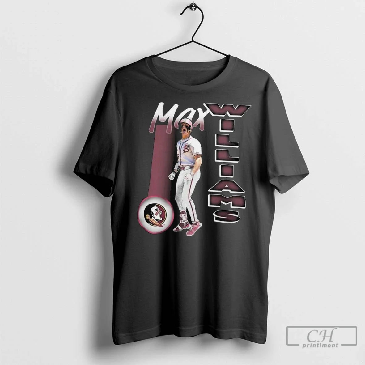 Florida State Seminoles Merch Fsu Baseball Max Williams Retro Long Sleve T Shirts Unisex T-shirt, Sweatshirt, Hoodie, Long Sleeve Tee - T-Shirt, Sweatshirt, Hoodie