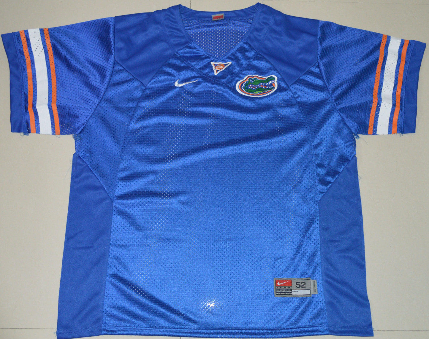 Florida Blank Blue Front College Football Jersey football jersey product view 1