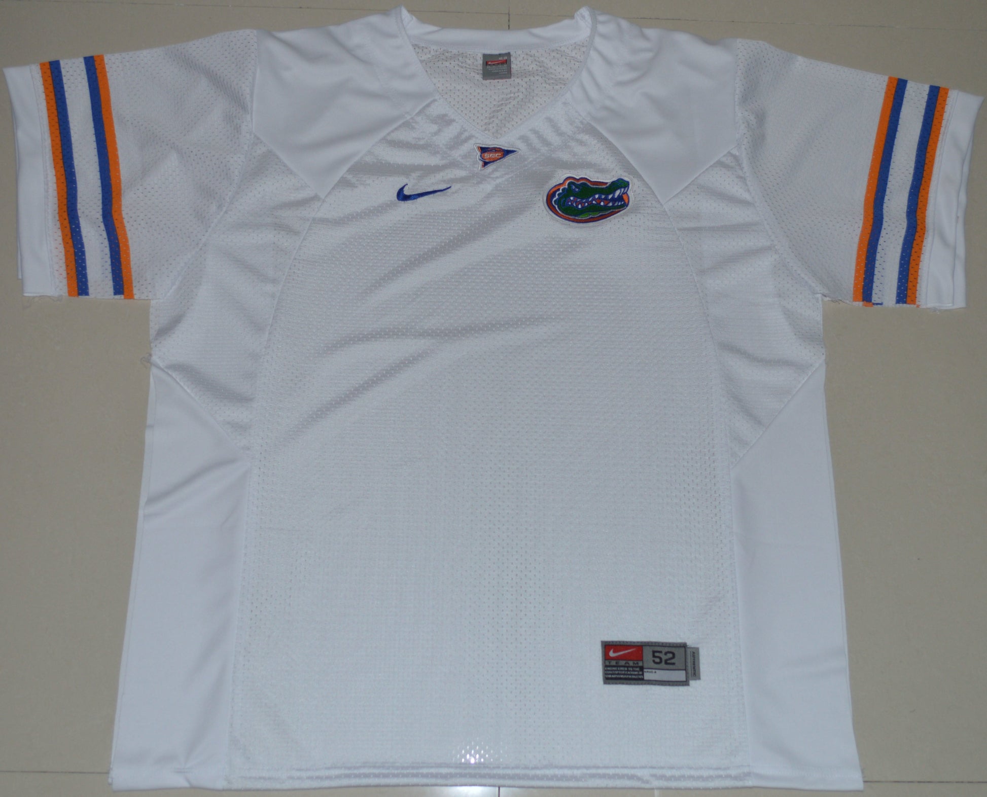 Florida Blank White Front College Football Jersey football jersey product view 1