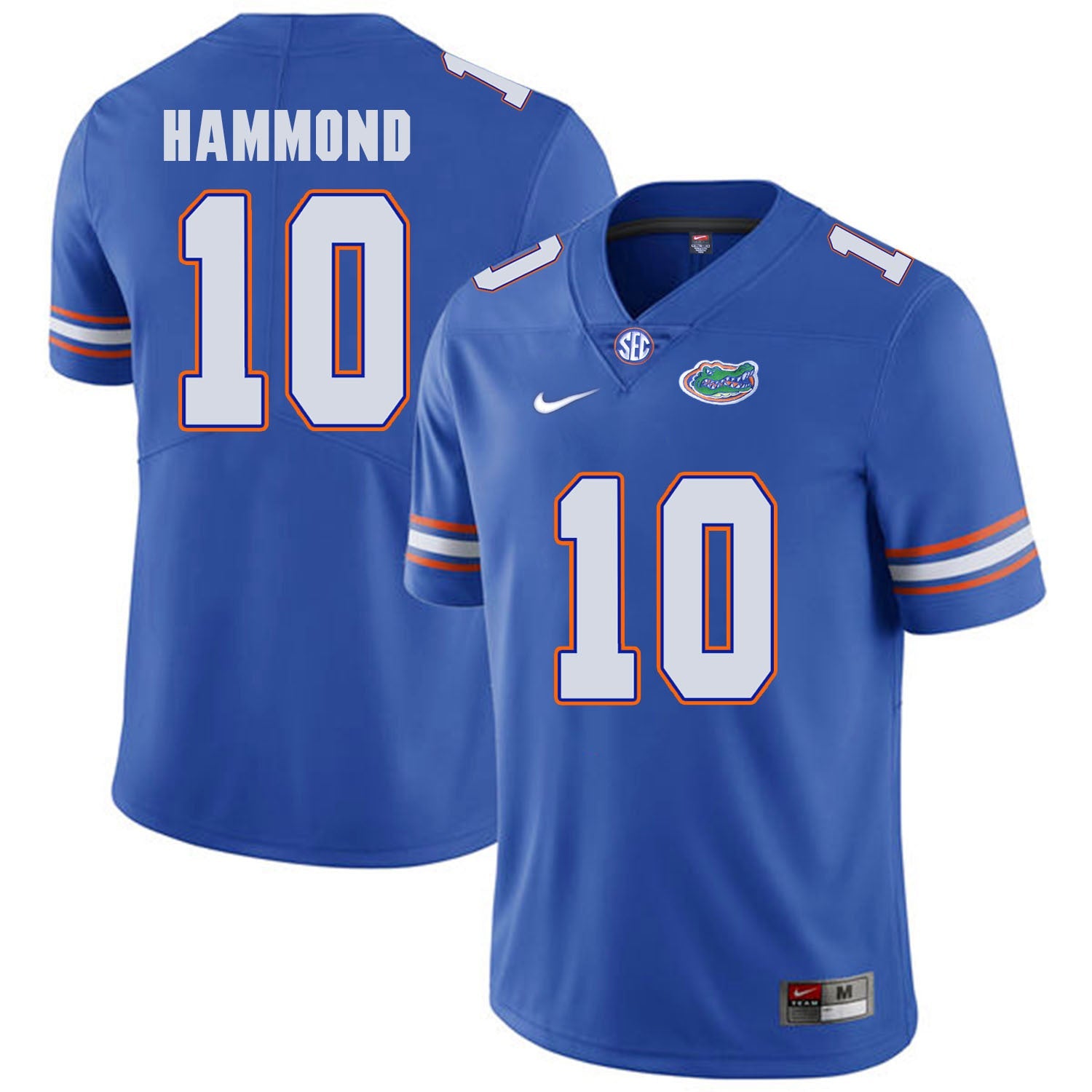 Florida Gators Josh Hammond 10 Blue College Football Jersey football jersey product view 1