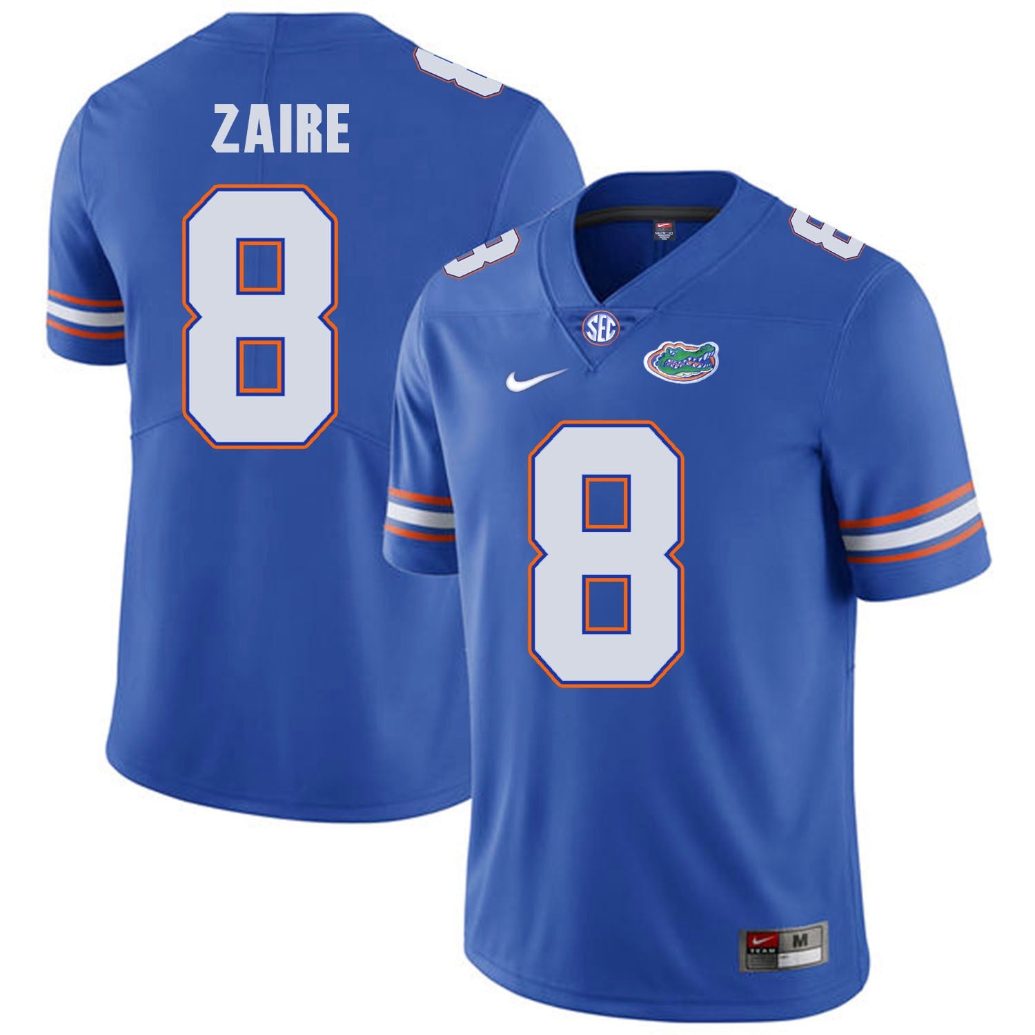 Florida Gators Malik Zaire 8 Blue College Football Jersey football jersey product view 1