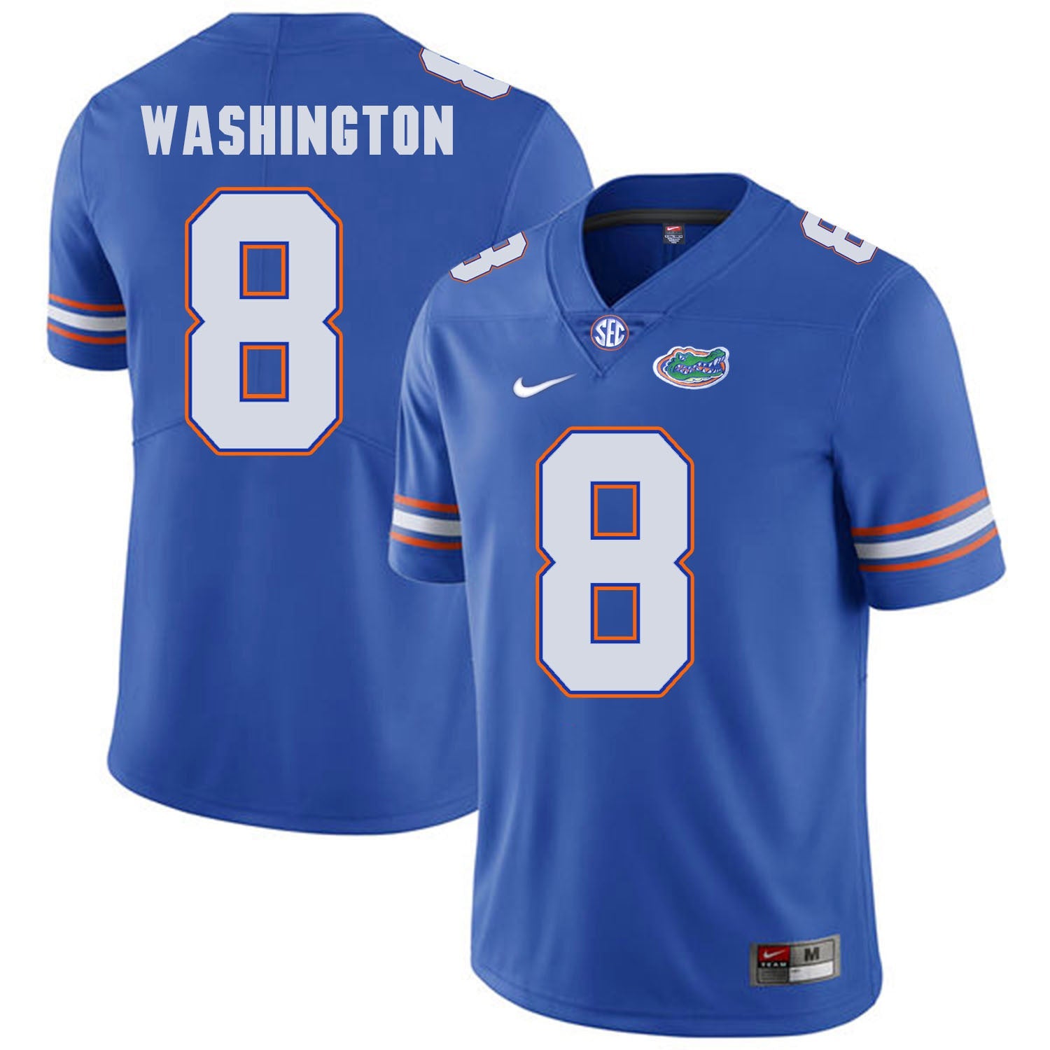 Florida Gators Nick Washington 8 Blue College Football Jersey football jersey product view 1