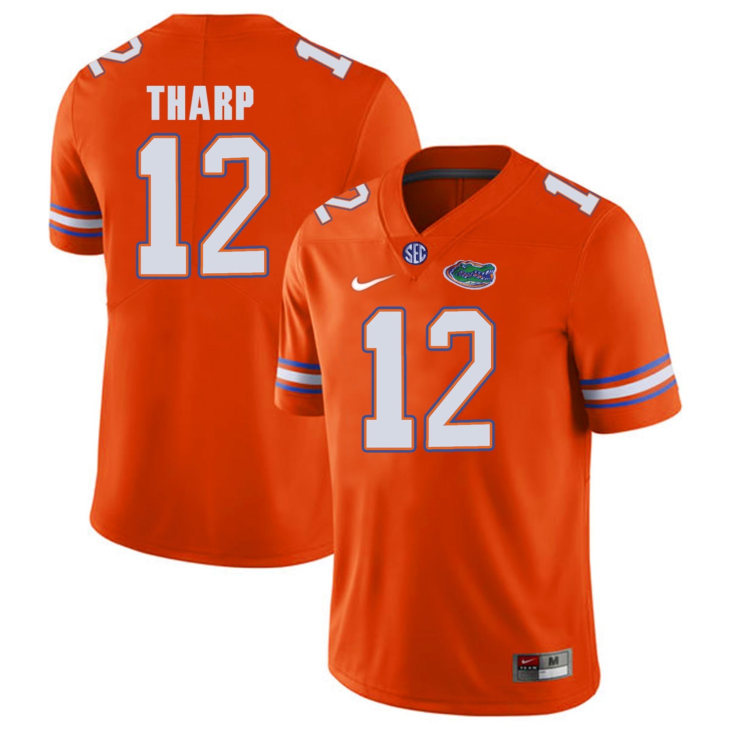 Florida Gators THARP 12 Orange College Football Jersey football jersey product view 1