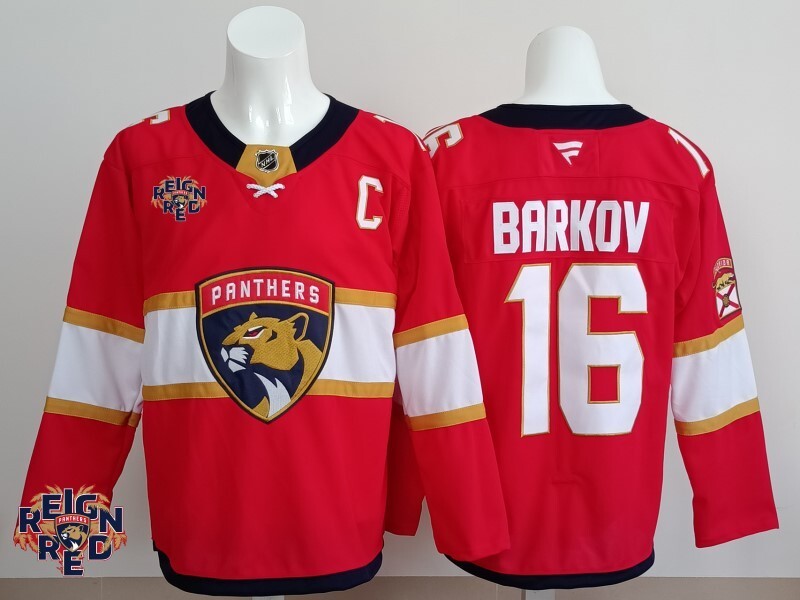 Florida Panthers #16 Aleksander Barkov Panthers Champion Edition Style 4 Hockey Jersey hockey jersey product view 1