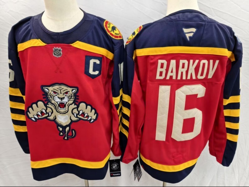 Florida Panthers #16 Aleksander Barkov Panthers Style 1 Hockey Jersey hockey jersey product view 1