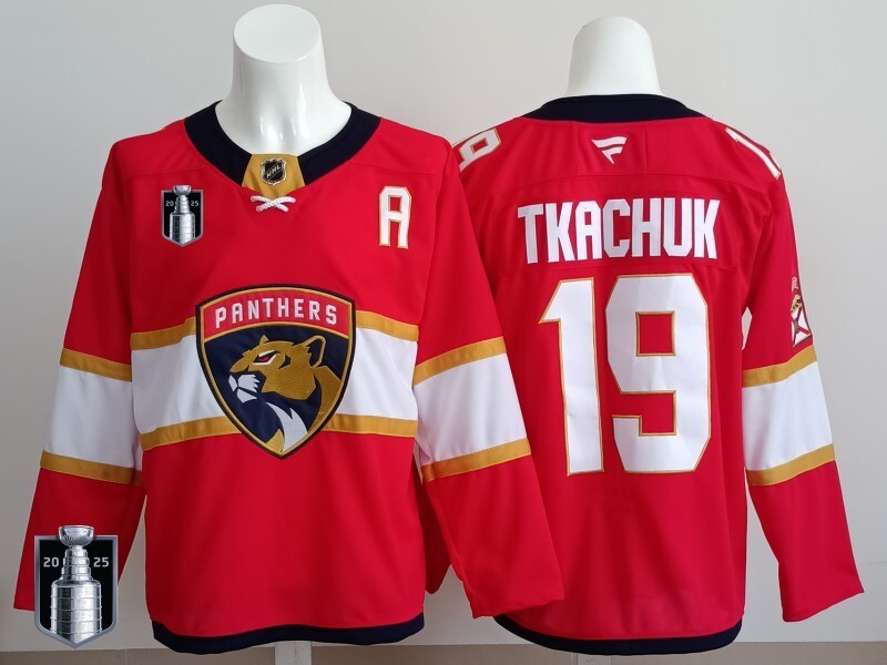 Florida Panthers #19 Matthew Tkachuk Panthers Champion Edition Style 3 Hockey Jersey hockey jersey product view 1
