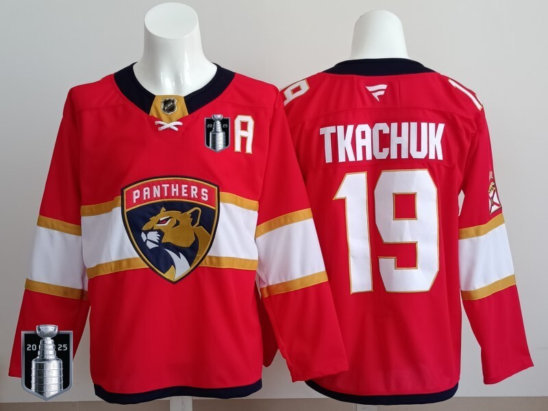Florida Panthers #19 Matthew Tkachuk Panthers Champion Edition Style 5 Hockey Jersey hockey jersey product view 1