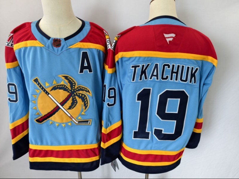 Florida Panthers #19 Matthew Tkachuk Panthers Style 2 Hockey Jersey hockey jersey product view 1