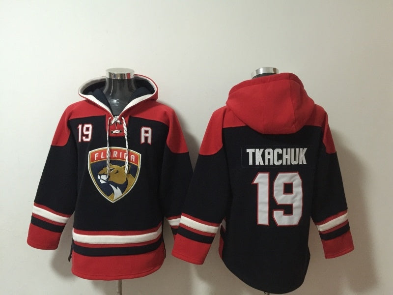 Florida Panthers #19 Matthew Tkachuk Team Hockey Jersey hockey jersey product view 1