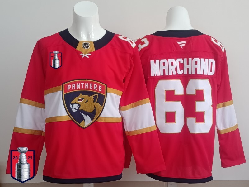Florida Panthers #63 Brad Marchand Panthers Champion Edition Style 1 Hockey Jersey hockey jersey product view 1