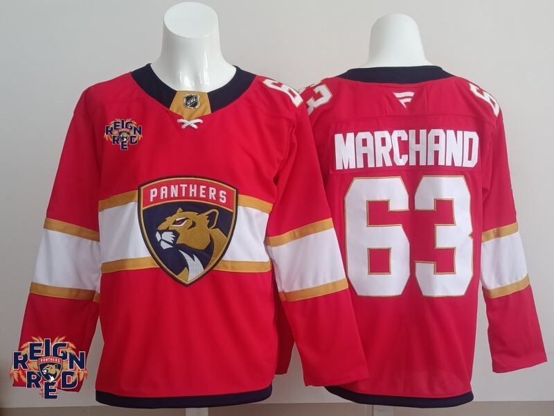 Florida Panthers #63 Brad Marchand Panthers Champion Edition Style 4 Hockey Jersey hockey jersey product view 1