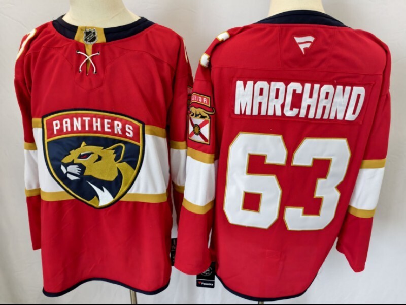 Florida Panthers #63 Brad Marchand Panthers Style 3 Hockey Jersey hockey jersey product view 1