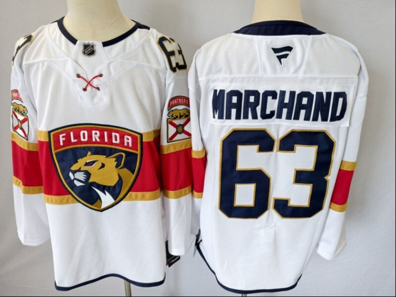 Florida Panthers #63 Brad Marchand Panthers Style 4 Hockey Jersey hockey jersey product view 1
