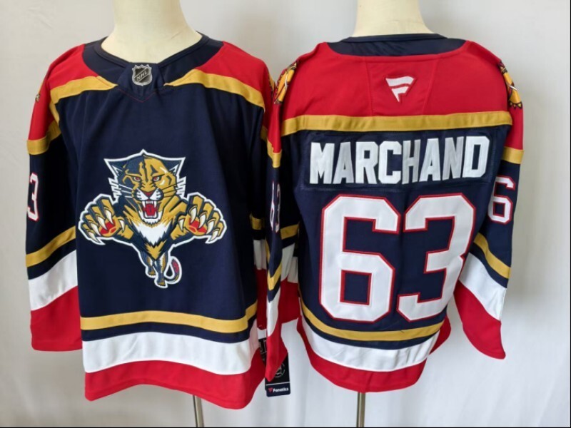 Florida Panthers #63 Brad Marchand Panthers Style 5 Hockey Jersey hockey jersey product view 1