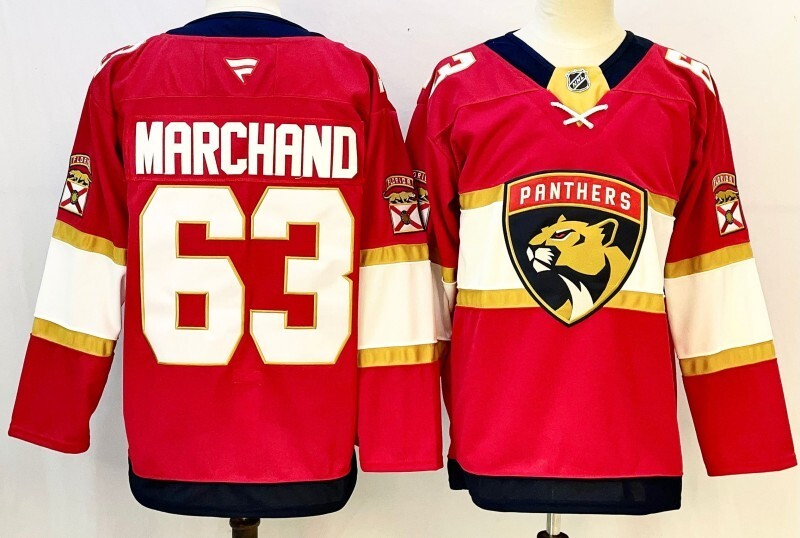Florida Panthers #63 Brad Marchand Team (2)_[1] Hockey Jersey hockey jersey product view 1
