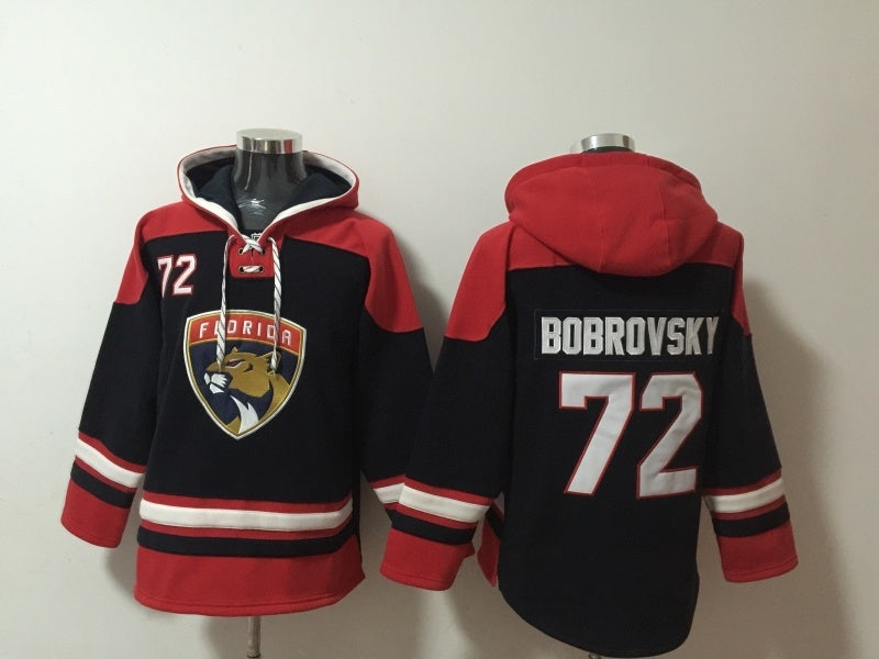 Florida Panthers #72 Sergei Bobrovsky Team Hockey Jersey hockey jersey product view 1