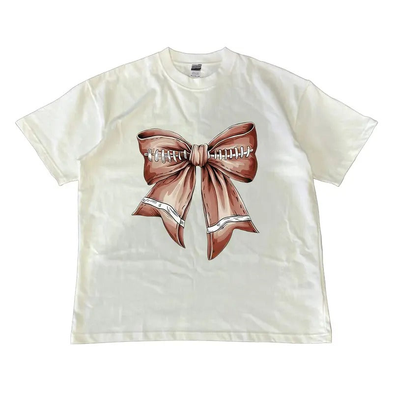 Football Bow Her MW Menswear Top - Adult & Kids T-Shirts, Sweatshirts & Hoodies apparel design preview 1