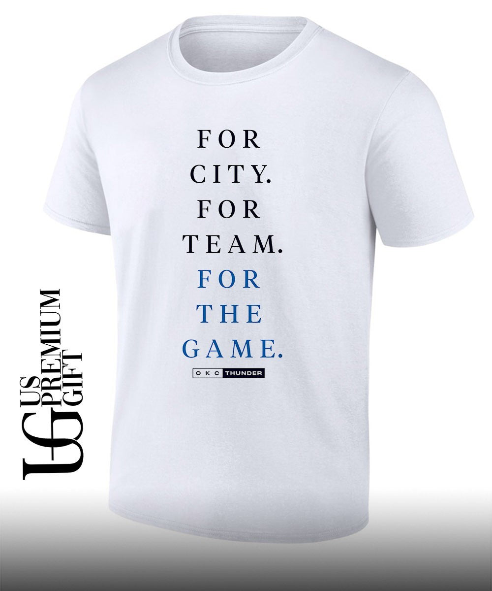 For City For Team For The Game Oklahoma City Thunder Playoffs 2026 shirt Unisex T-shirt, Sweatshirt, Hoodie, Long Sleeve Tee - T-Shirt, Sweatshirt, Hoodie