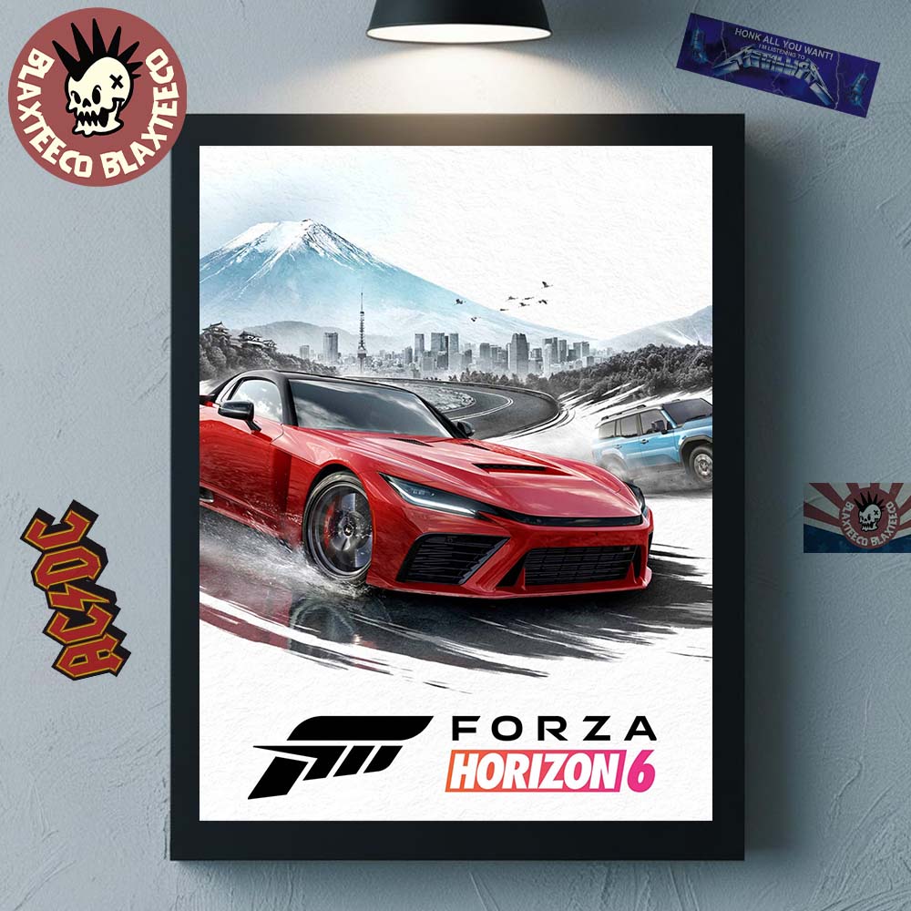 Forza Horizon 6 Game Cover Art Poster Canvas Unisex T-shirt, Sweatshirt, Hoodie, Long Sleeve Tee - T-Shirt, Sweatshirt, Hoodie