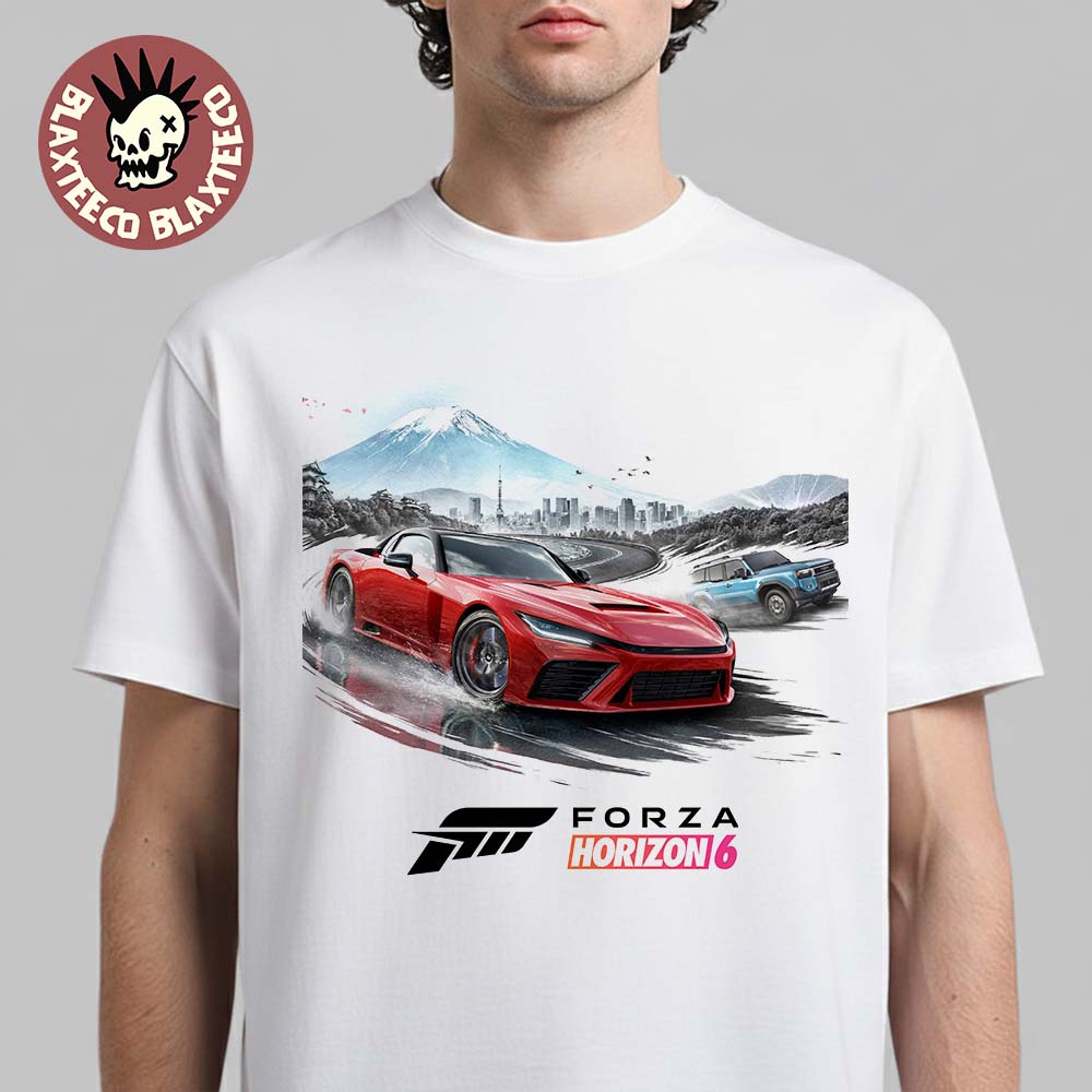Forza Horizon 6 Game Cover Art T-Shirt Unisex T-shirt, Sweatshirt, Hoodie, Long Sleeve Tee - T-Shirt, Sweatshirt, Hoodie