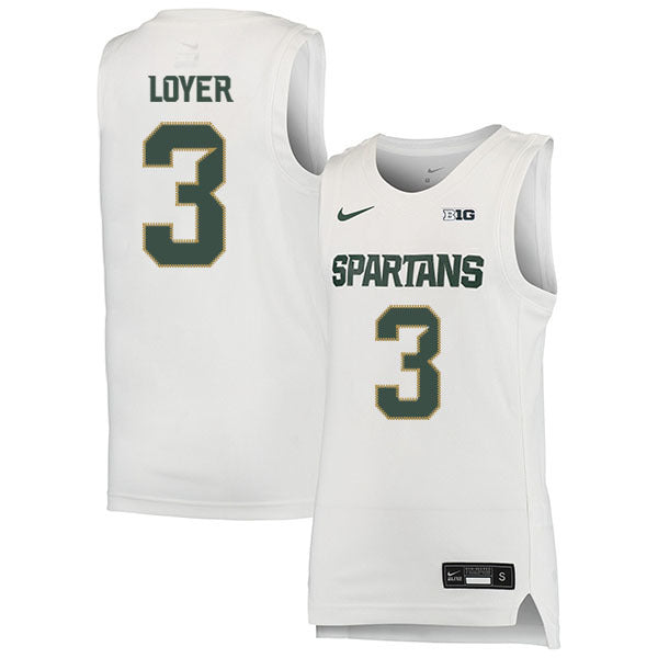 Foster Loyer 3 White College Football Jersey football jersey product view 1