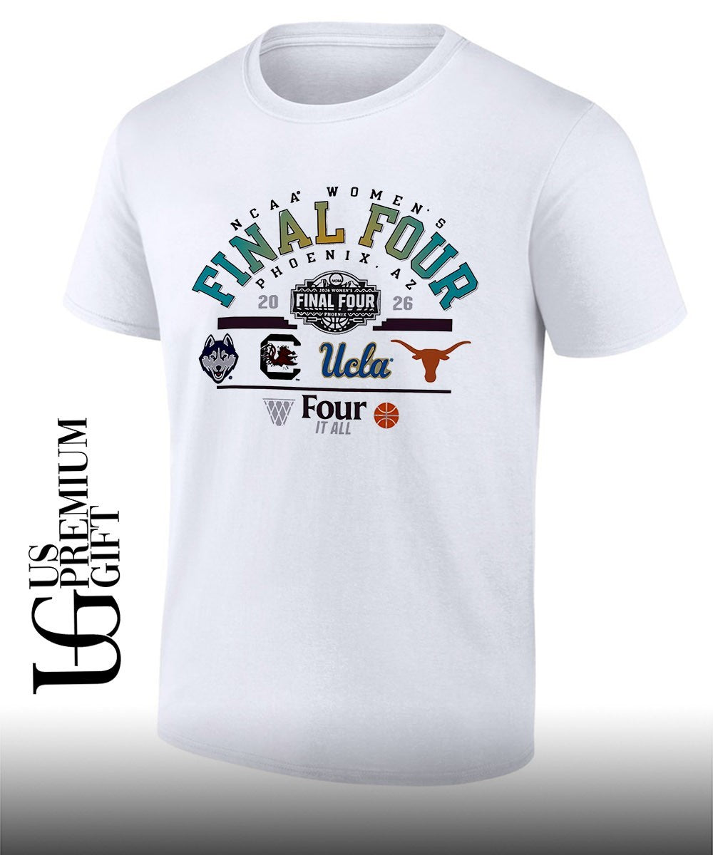 Four It All 2026 NCAA Womens Final Four Phoenix Arizona 2026 shirt Unisex T-shirt, Sweatshirt, Hoodie, Long Sleeve Tee - T-Shirt, Sweatshirt, Hoodie