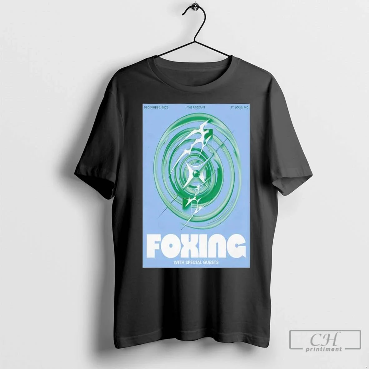 Foxing December 6 2025 The Pageant Delmar Hall St Louis Concert T Shirts Unisex T-shirt, Sweatshirt, Hoodie, Long Sleeve Tee - T-Shirt, Sweatshirt, Hoodie
