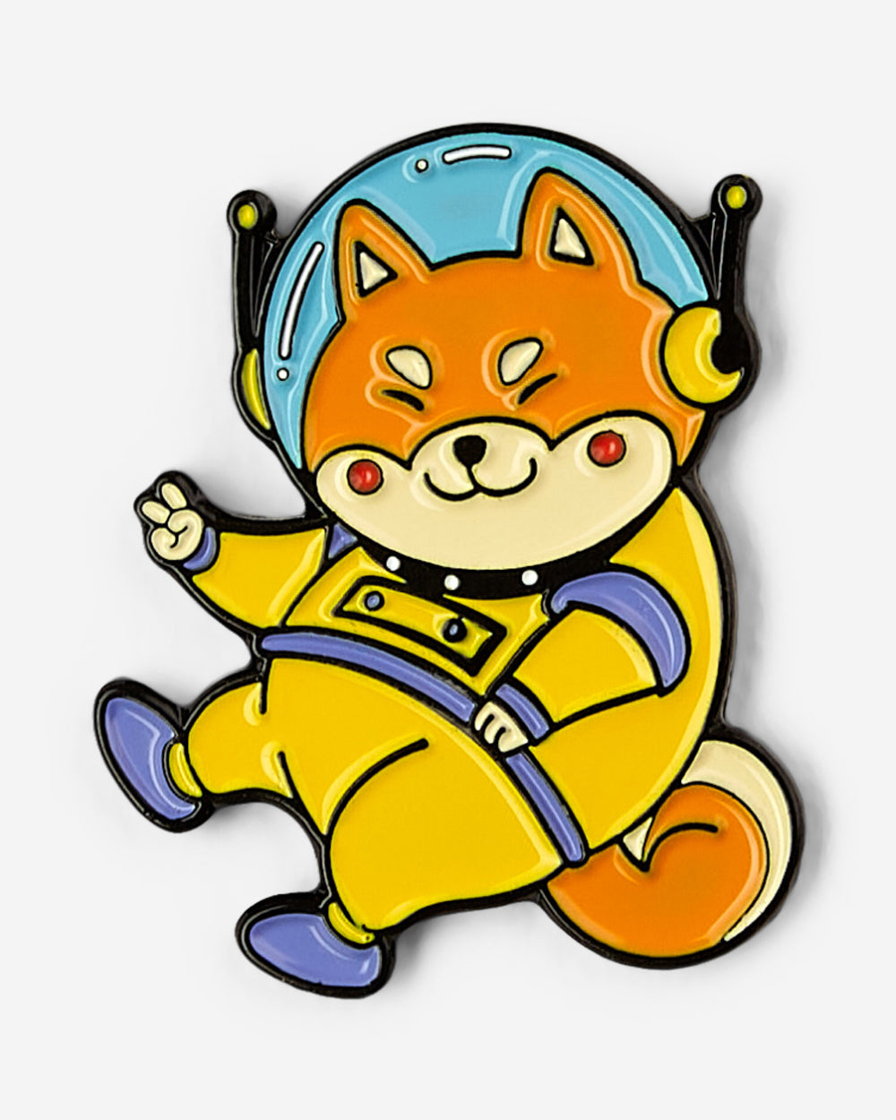Cosmic Shiba Enamel Pin Unisex T-shirt, Sweatshirt, Hoodie, Long Sleeve Tee - T-Shirt, Sweatshirt, Hoodie