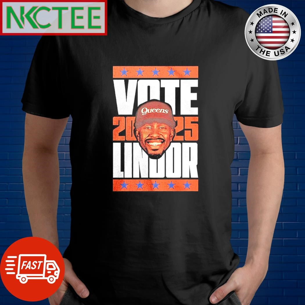 Francisco Lindor New York Mets vote Lindor 2025 head shirt Unisex T-shirt, Sweatshirt, Hoodie, Long Sleeve Tee - T-Shirt, Sweatshirt, Hoodie